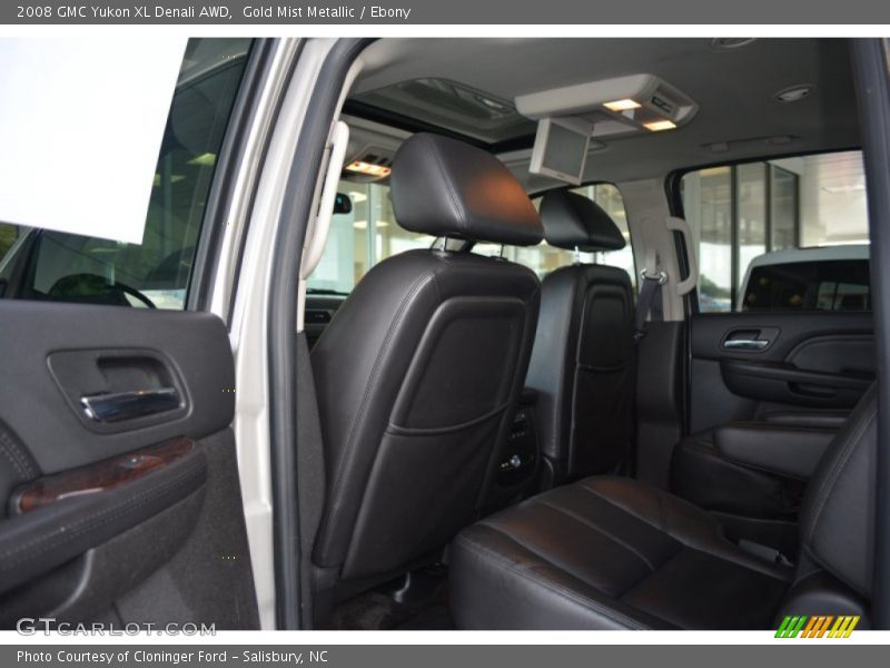 Gold Mist Metallic / Ebony 2008 GMC Yukon XL Denali AWD