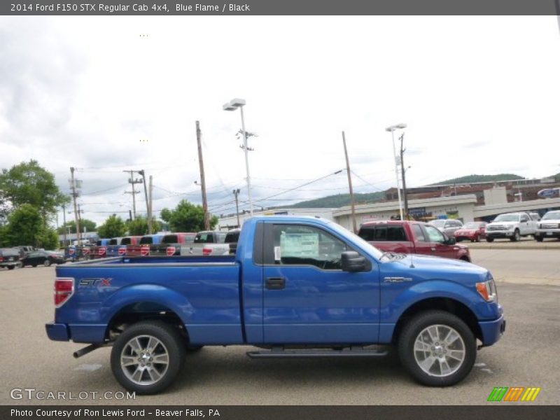  2014 F150 STX Regular Cab 4x4 Blue Flame