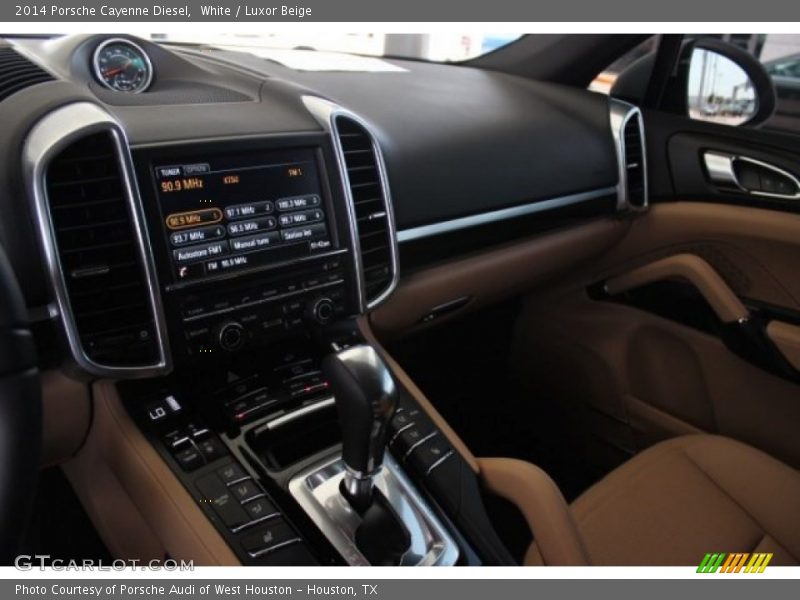 White / Luxor Beige 2014 Porsche Cayenne Diesel