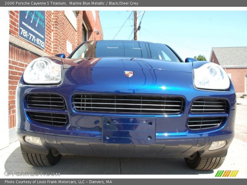 Marine Blue Metallic / Black/Steel Grey 2006 Porsche Cayenne S Titanium