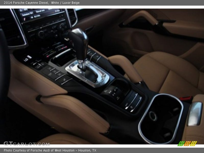 White / Luxor Beige 2014 Porsche Cayenne Diesel