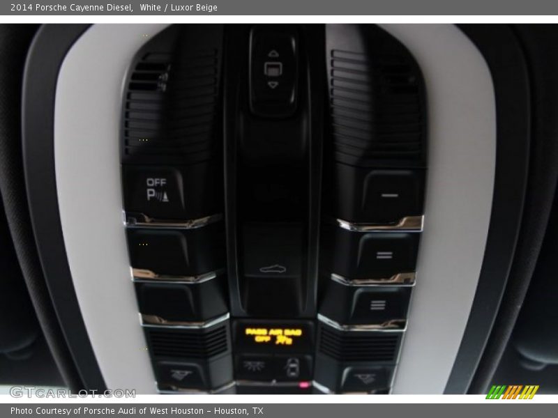 White / Luxor Beige 2014 Porsche Cayenne Diesel