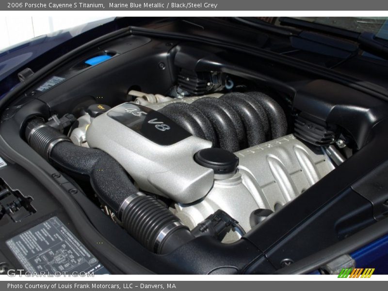 Marine Blue Metallic / Black/Steel Grey 2006 Porsche Cayenne S Titanium
