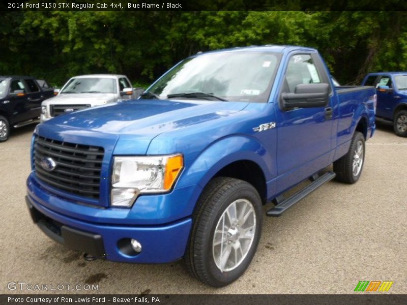 Blue Flame / Black 2014 Ford F150 STX Regular Cab 4x4