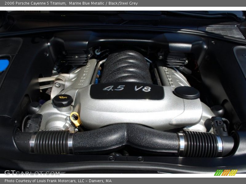 Marine Blue Metallic / Black/Steel Grey 2006 Porsche Cayenne S Titanium