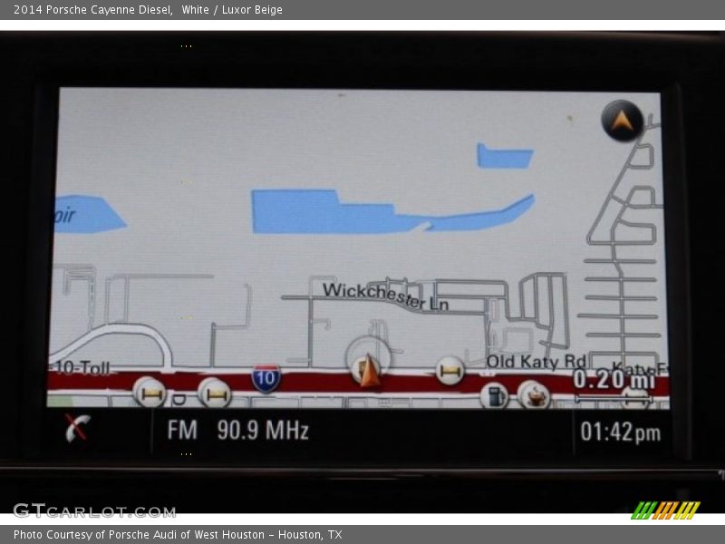 White / Luxor Beige 2014 Porsche Cayenne Diesel