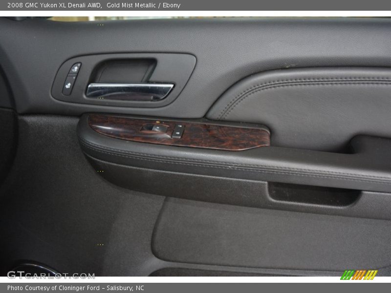 Gold Mist Metallic / Ebony 2008 GMC Yukon XL Denali AWD