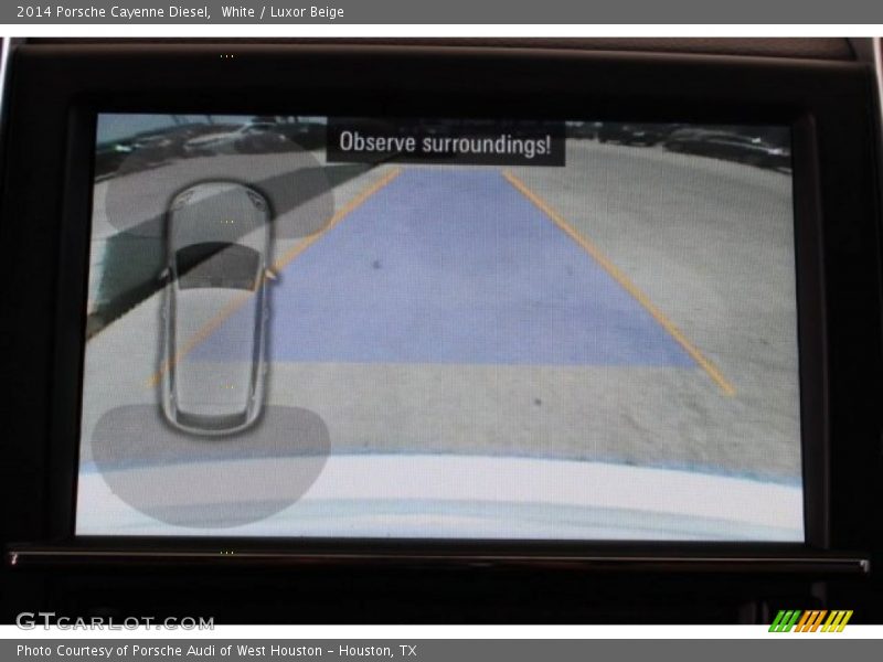 White / Luxor Beige 2014 Porsche Cayenne Diesel