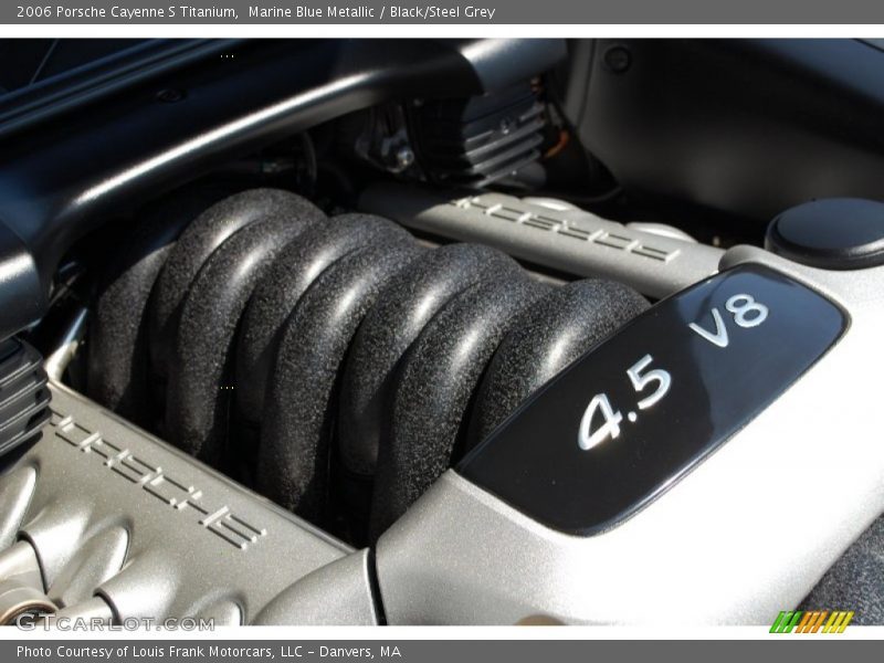 Marine Blue Metallic / Black/Steel Grey 2006 Porsche Cayenne S Titanium