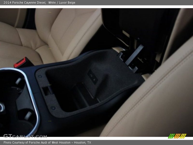 White / Luxor Beige 2014 Porsche Cayenne Diesel