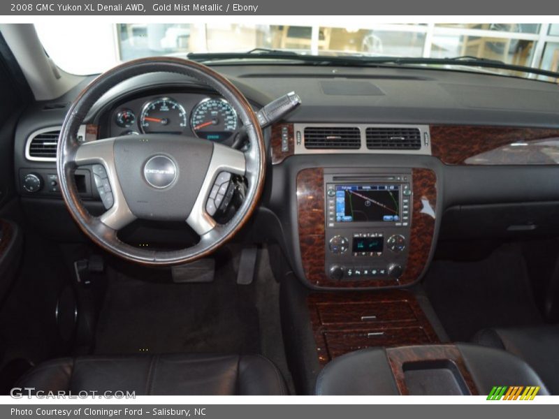 Gold Mist Metallic / Ebony 2008 GMC Yukon XL Denali AWD