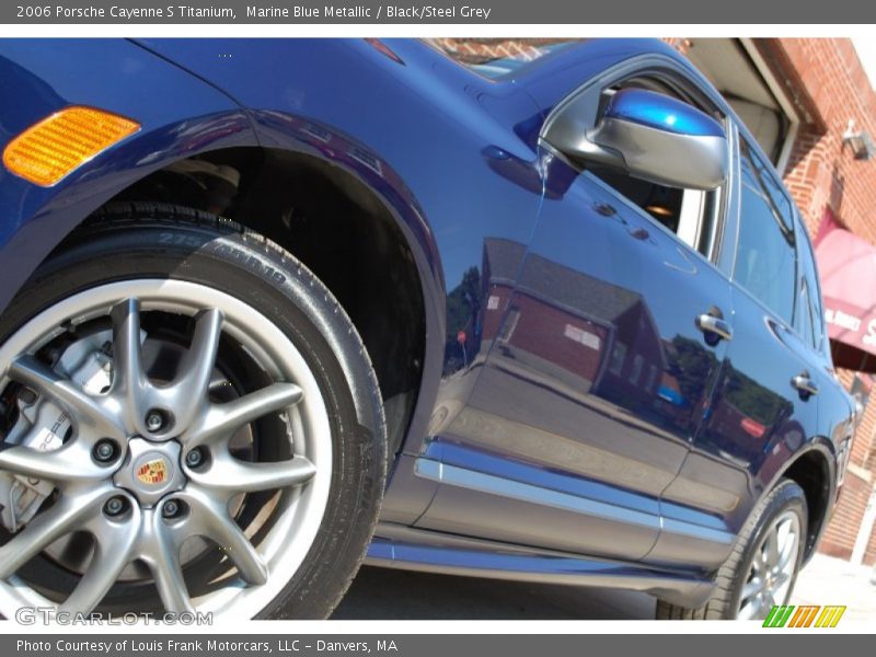 Marine Blue Metallic / Black/Steel Grey 2006 Porsche Cayenne S Titanium