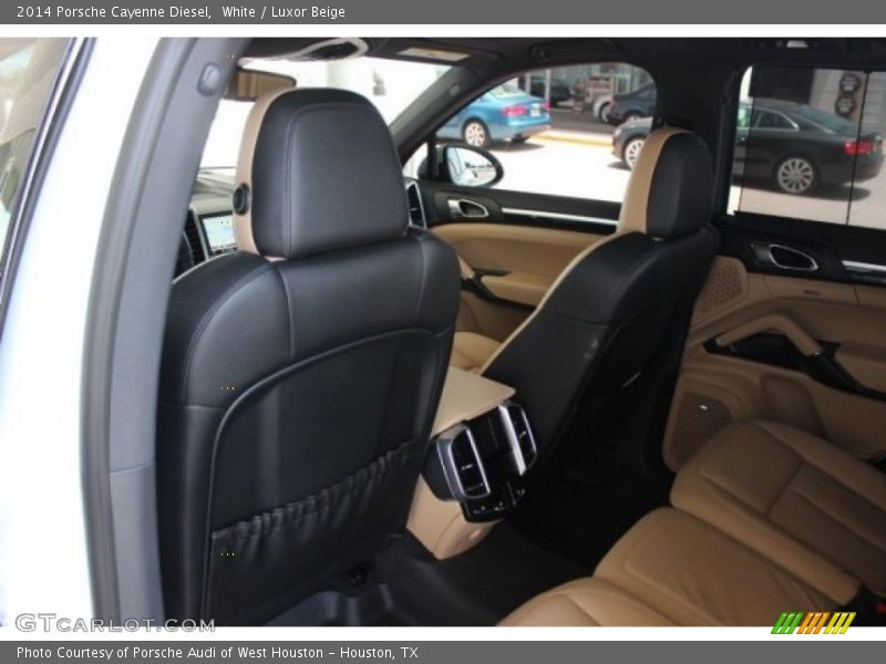 White / Luxor Beige 2014 Porsche Cayenne Diesel