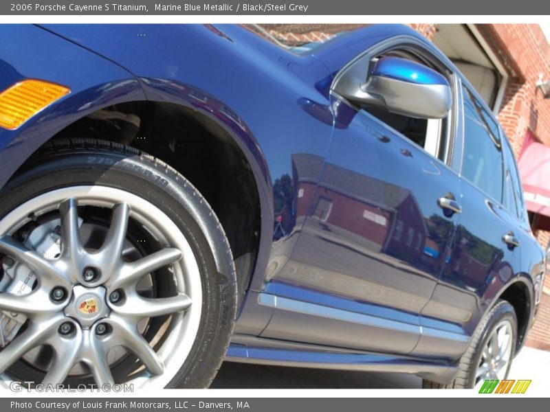 Marine Blue Metallic / Black/Steel Grey 2006 Porsche Cayenne S Titanium