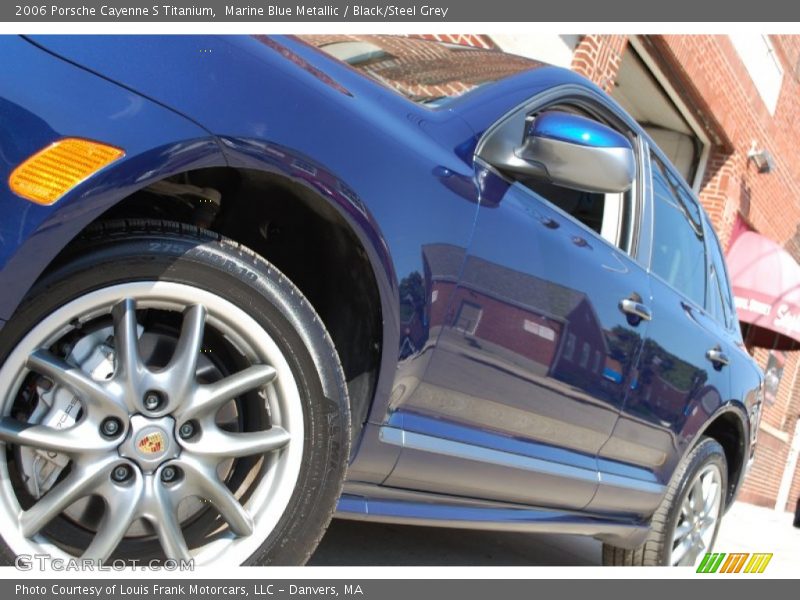 Marine Blue Metallic / Black/Steel Grey 2006 Porsche Cayenne S Titanium