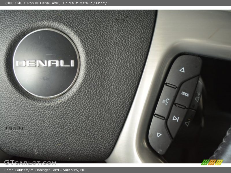 Gold Mist Metallic / Ebony 2008 GMC Yukon XL Denali AWD