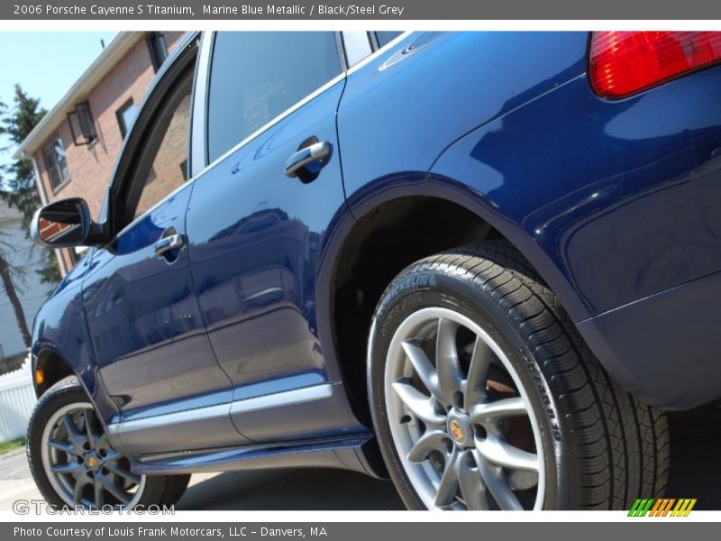 Marine Blue Metallic / Black/Steel Grey 2006 Porsche Cayenne S Titanium