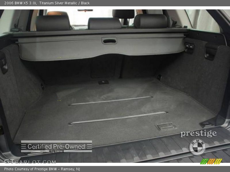 Titanium Silver Metallic / Black 2006 BMW X5 3.0i