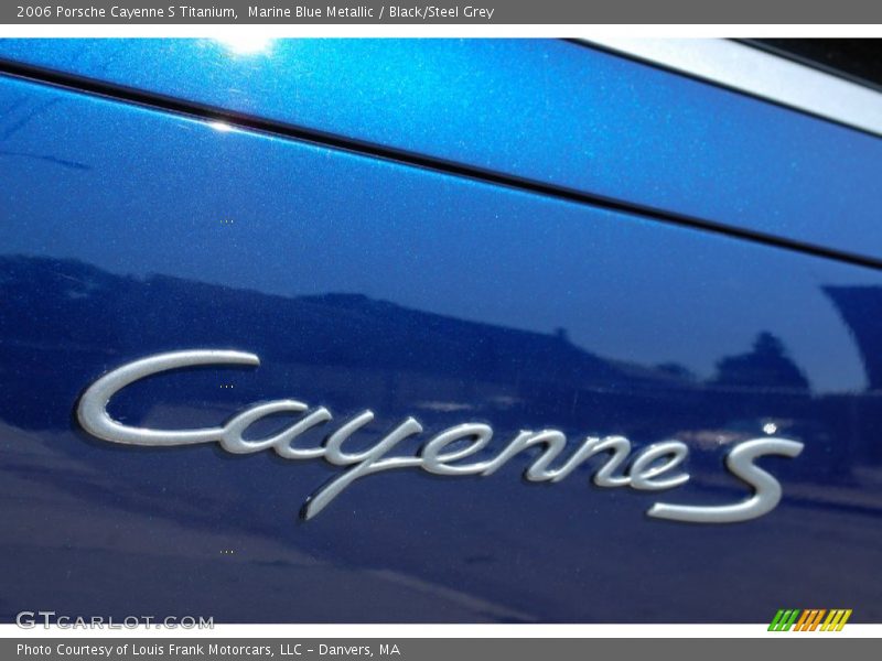 Marine Blue Metallic / Black/Steel Grey 2006 Porsche Cayenne S Titanium