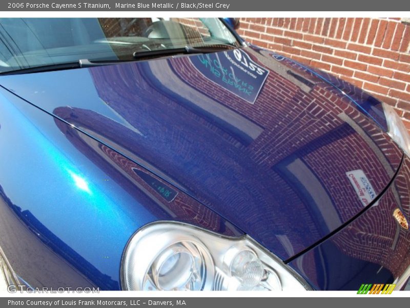 Marine Blue Metallic / Black/Steel Grey 2006 Porsche Cayenne S Titanium
