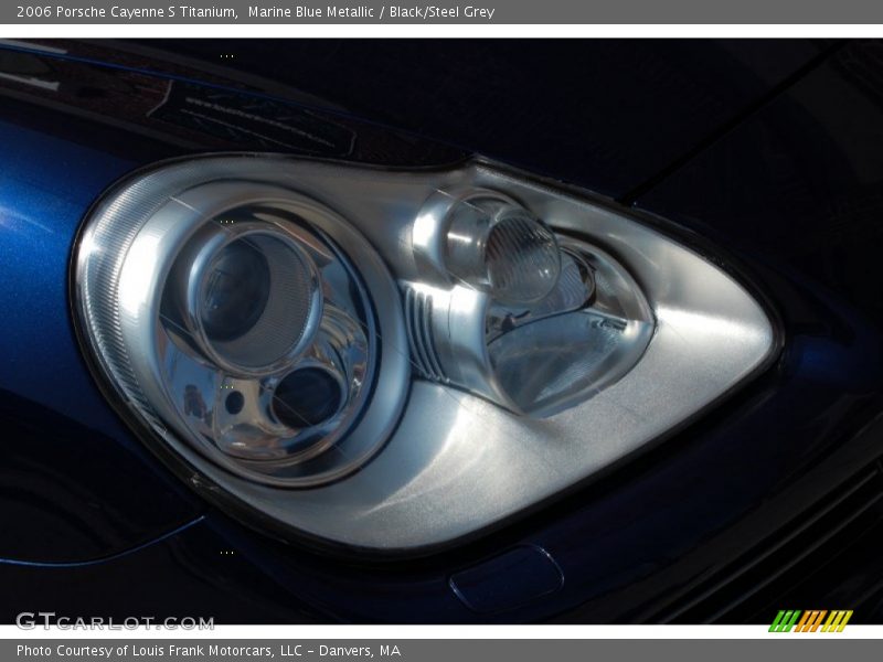 Marine Blue Metallic / Black/Steel Grey 2006 Porsche Cayenne S Titanium