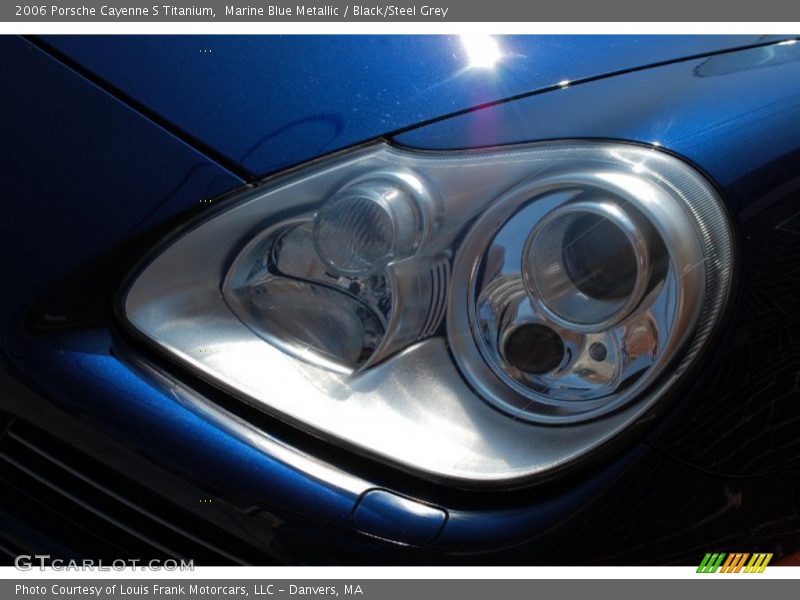 Marine Blue Metallic / Black/Steel Grey 2006 Porsche Cayenne S Titanium
