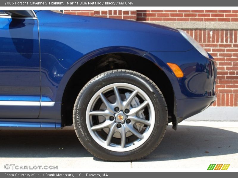 Marine Blue Metallic / Black/Steel Grey 2006 Porsche Cayenne S Titanium