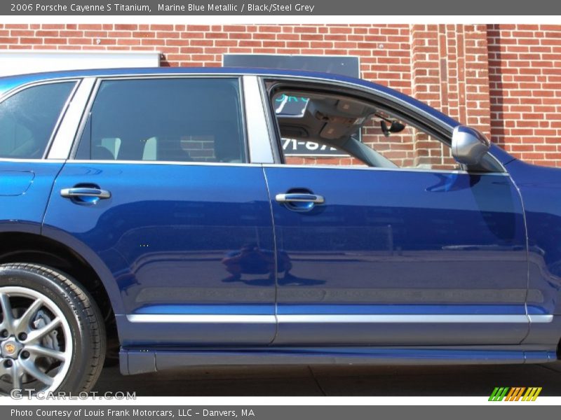 Marine Blue Metallic / Black/Steel Grey 2006 Porsche Cayenne S Titanium