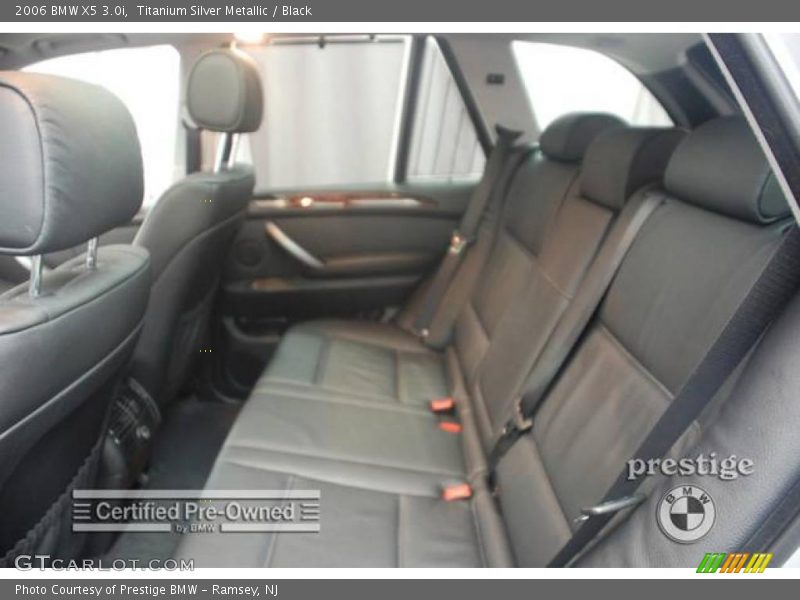 Titanium Silver Metallic / Black 2006 BMW X5 3.0i