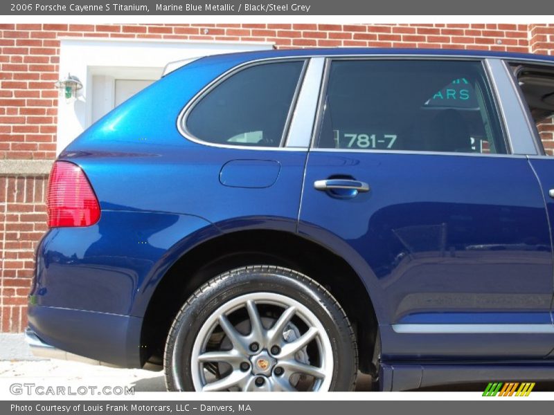 Marine Blue Metallic / Black/Steel Grey 2006 Porsche Cayenne S Titanium