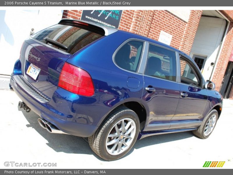 Marine Blue Metallic / Black/Steel Grey 2006 Porsche Cayenne S Titanium