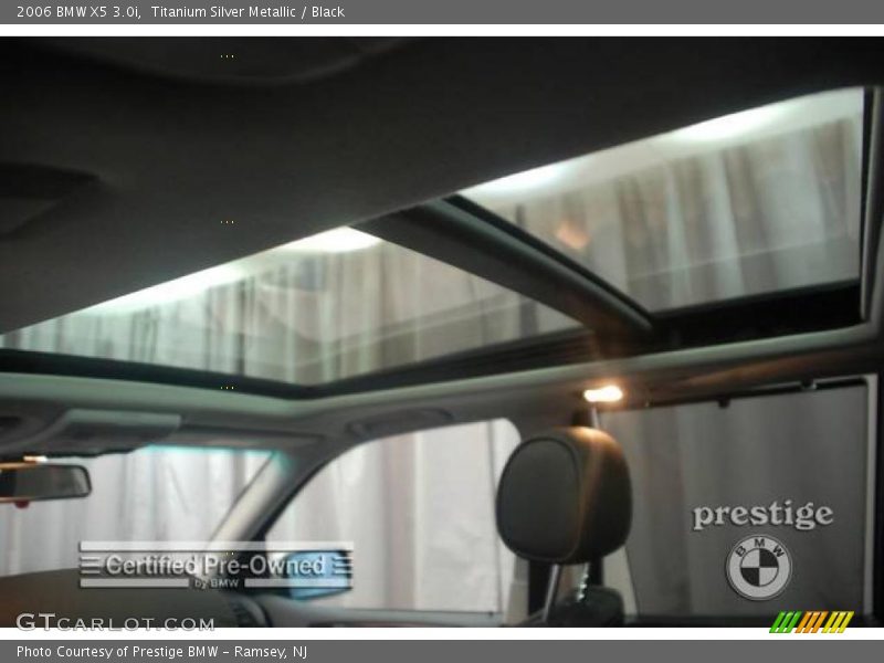 Titanium Silver Metallic / Black 2006 BMW X5 3.0i