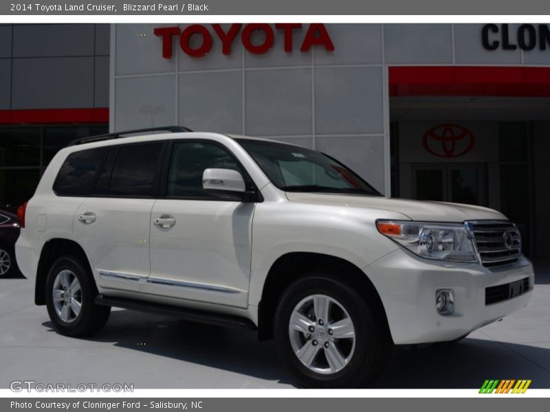 Blizzard Pearl / Black 2014 Toyota Land Cruiser