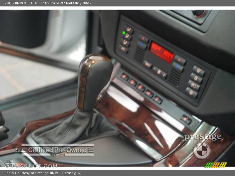 Titanium Silver Metallic / Black 2006 BMW X5 3.0i