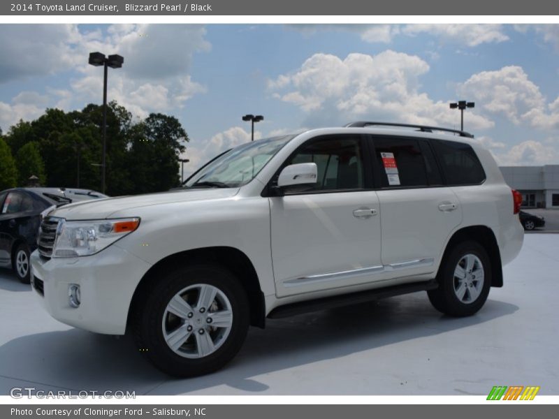 Blizzard Pearl / Black 2014 Toyota Land Cruiser