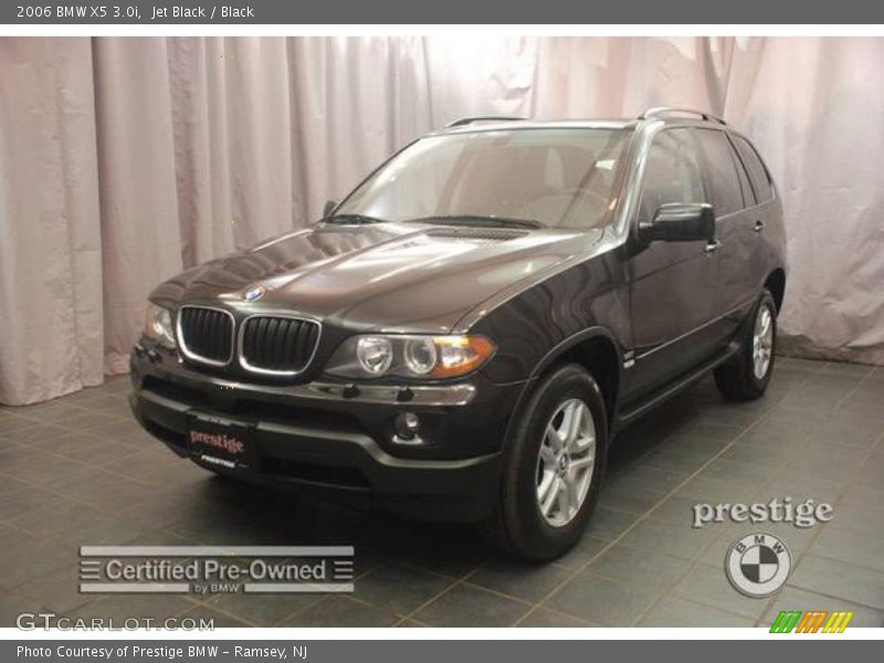 Jet Black / Black 2006 BMW X5 3.0i