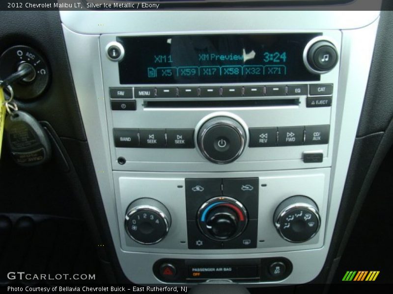 Silver Ice Metallic / Ebony 2012 Chevrolet Malibu LT