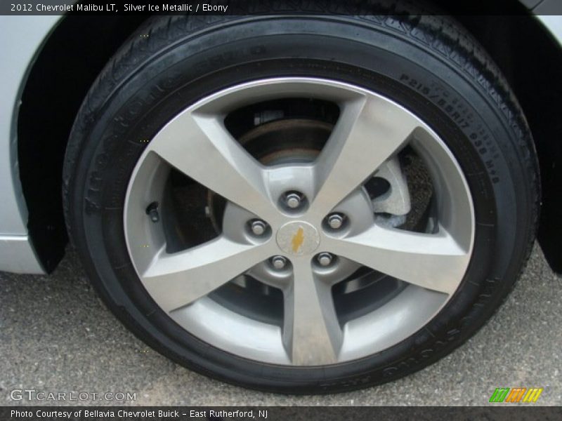 Silver Ice Metallic / Ebony 2012 Chevrolet Malibu LT