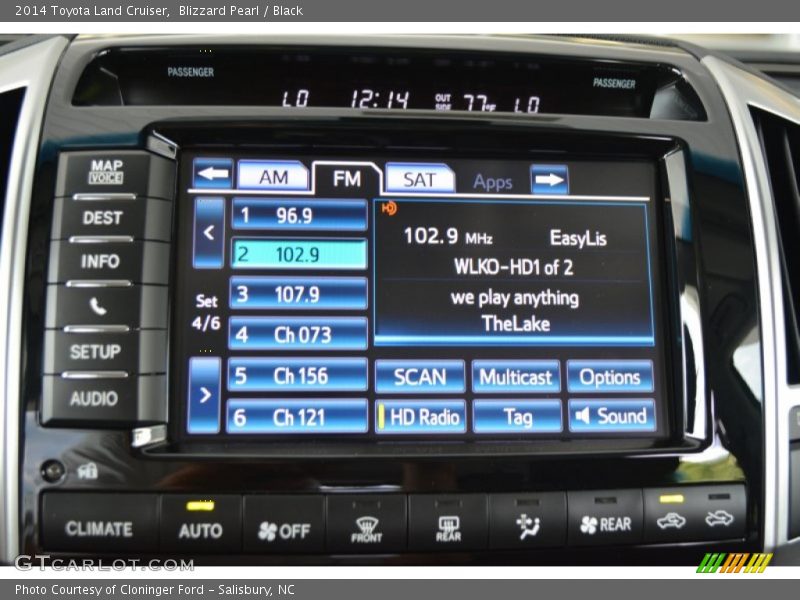 Blizzard Pearl / Black 2014 Toyota Land Cruiser