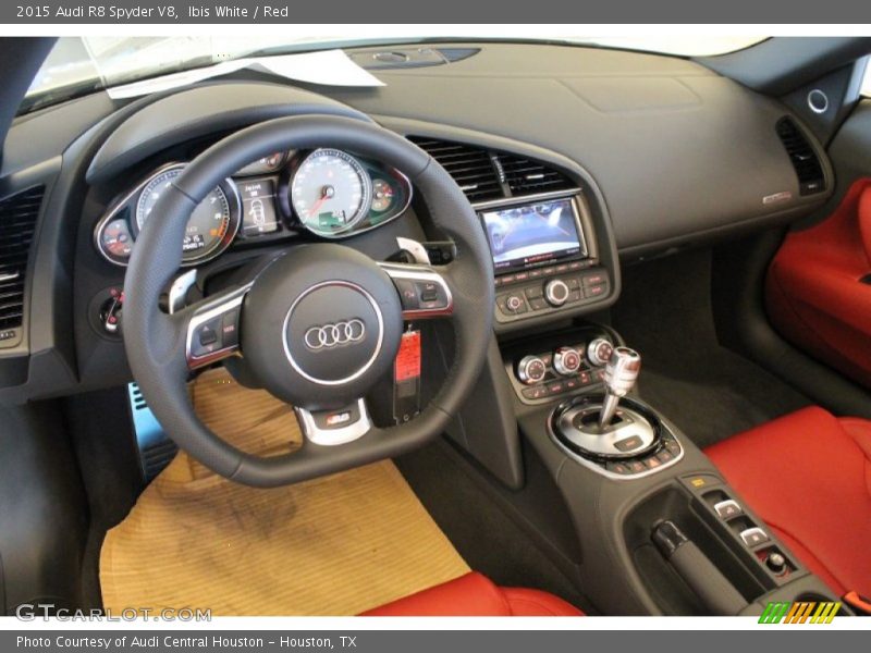 Dashboard of 2015 R8 Spyder V8