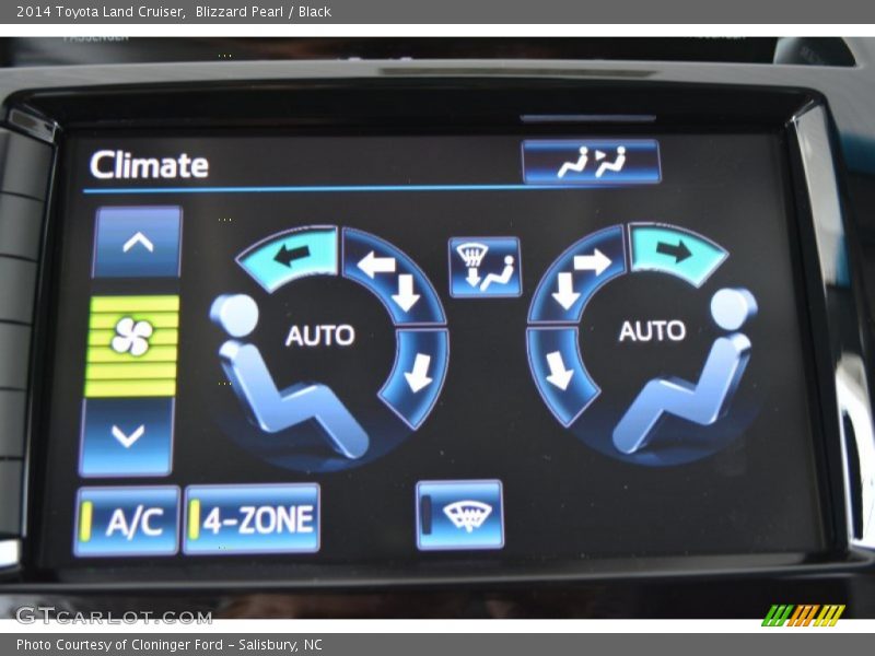 Blizzard Pearl / Black 2014 Toyota Land Cruiser