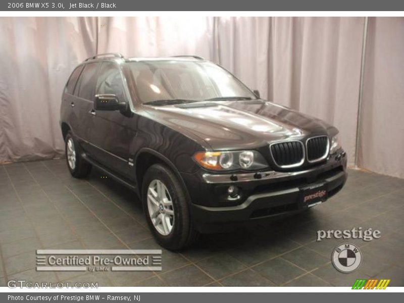 Jet Black / Black 2006 BMW X5 3.0i