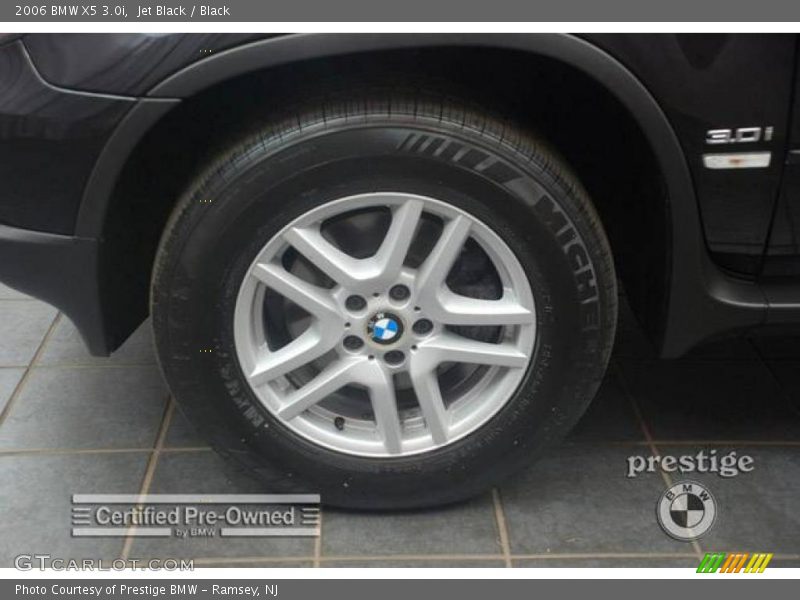 Jet Black / Black 2006 BMW X5 3.0i