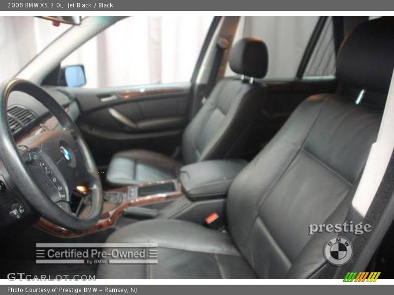 Jet Black / Black 2006 BMW X5 3.0i