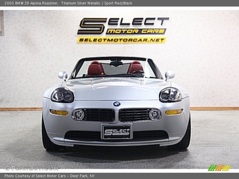 Titanium Silver Metallic / Sport Red/Black 2003 BMW Z8 Alpina Roadster