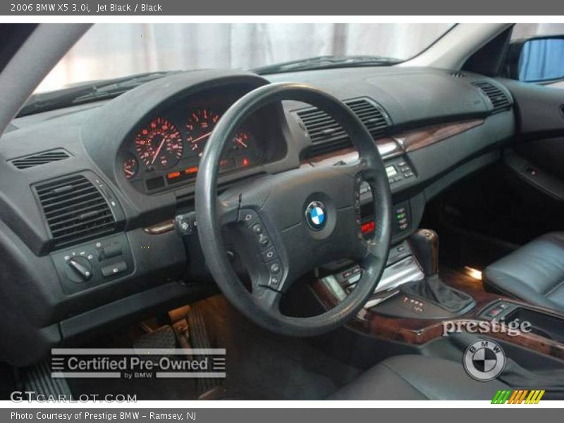 Jet Black / Black 2006 BMW X5 3.0i