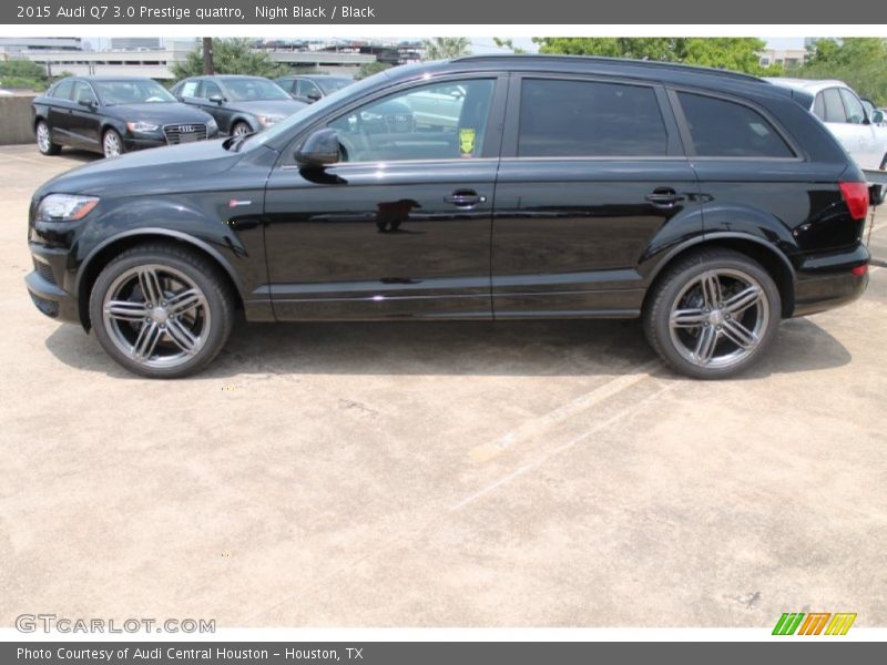 Night Black / Black 2015 Audi Q7 3.0 Prestige quattro