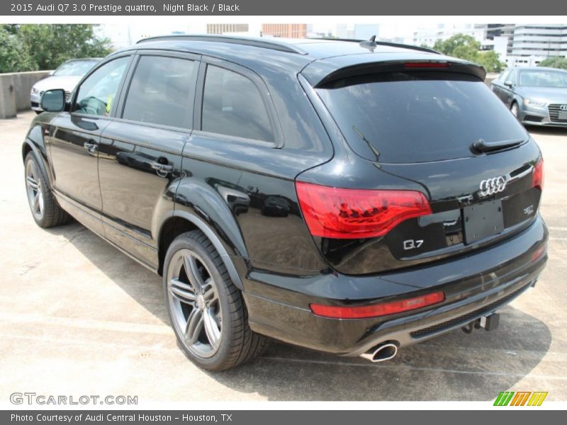 Night Black / Black 2015 Audi Q7 3.0 Prestige quattro