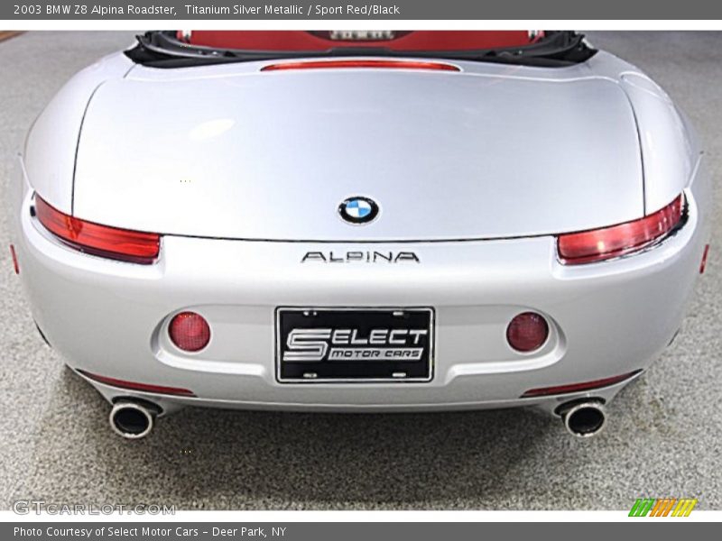 Titanium Silver Metallic / Sport Red/Black 2003 BMW Z8 Alpina Roadster