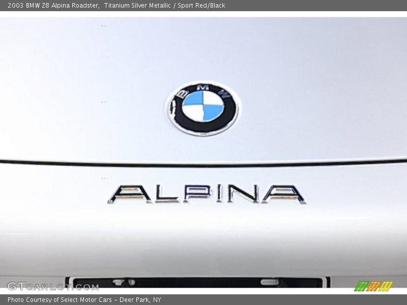 Titanium Silver Metallic / Sport Red/Black 2003 BMW Z8 Alpina Roadster